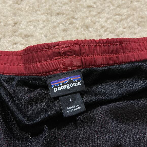 Patagonia Mens Baggies Shorts Red No Stretch Flawed Size XXL (42") - Picture 4 of 9